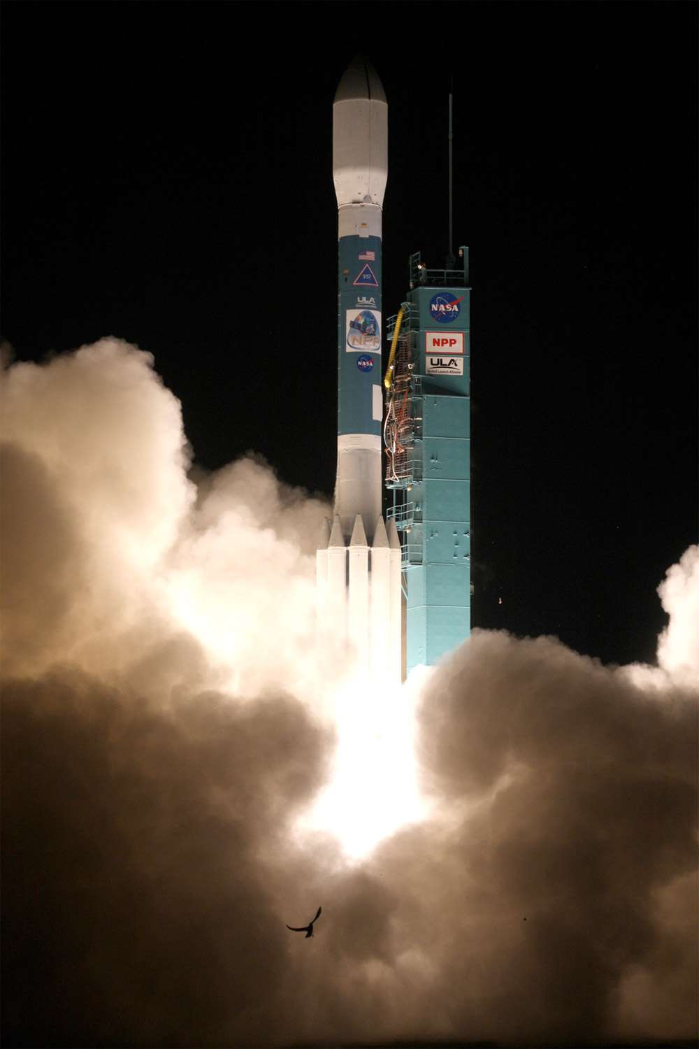 Les satellites Smap et Oco-2 seront lancés par Delta II comme ce fut le cas pour Suomi NPP en octobre 2011, ici à l'image. © Ula