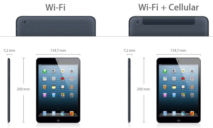 « <em>À part les centimètres, il ne manque rien</em> », argumente Apple à propos de l’iPad mini. La tablette 7,9 pouces est positionnée comme un concentré d’iPad qui ne rogne en rien sur les performances et l’autonomie. © Apple