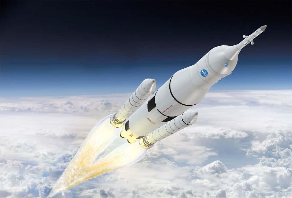 En laissant au secteur privé les opérations de fret et de transport d’astronautes à destination de l’ISS, la Nasa peut concentrer ses efforts sur un nouveau système de transport spatial dont l'objectif est d’amener des Hommes sur un astéroïde et sur Mars. © Boeing