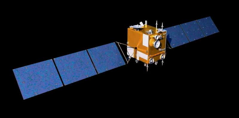 La sonde chinoise Chang'e 2 a démontré un savoir-faire remarquable. Lancée en octobre 2010 et mise en orbite autour de la Lune, elle en a cartographié la surface avec une grande précision pour préparer l'atterrissage de Chang'e 3, en 2013. En 2011, désorbitée, Chang'e 2 est partie vers le point de Lagrange L2 du système Terre-Soleil puis, une fois cette deuxième mission réussie, a pris la route pour un rendez-vous avec l'astéroïde Toutatis, en décembre 2012. © Domaine public