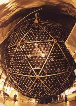 Le détecteur à neutrinos de Sudbury, au Canada <br />(Crédits : Ernest Orlando/LBNL/SNO) 