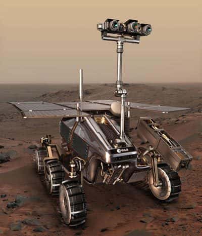 Vue d'artiste du rover ExoMars de l'agence spatiale européenne