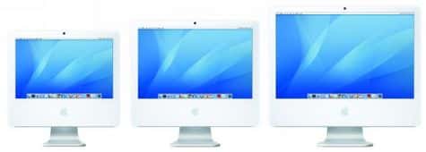 Tous les nouveaux iMac sont dotés d'un processeur Core 2 Duo d'Intel, aux performances excellentes.