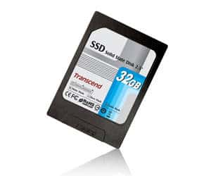 Le disque SSD de Transcend dans son boîtier métallique, à enficher dans un connecteur IDE. Crédit : Transcend.