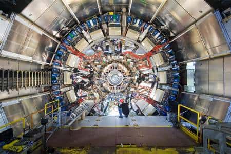 Une partie du détecteur ATLAS au CERN (Crédit : Claudia Marcelloni CERN).