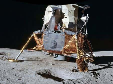 Le LM, ou Lunar Module de la NASA. Crédit NASA.