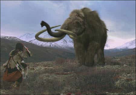 L'homme ne serait pas la cause principale de la disparition des mammouths (Crédit : Discovery Communications).