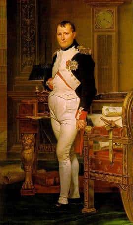 Napoléon en 1812 par David. © DR