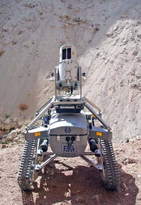 3D-R1, prêt à descendre dans la mine. © 3D Laser Mapping