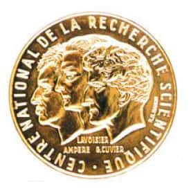 La médaille d'or du CNRS. © CNRS