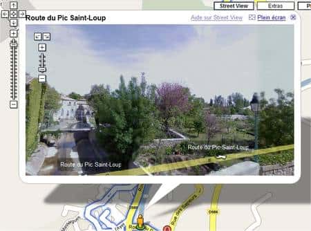Les grandes villes ne sont pas les seules à avoir reçu la visite des Google Cars, qui continuent toujours à sillonner la France. Ici, Saint-Martin-de-Londres, dans l'Hérault.