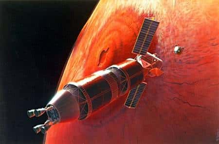 Projet de vaisseau habité martien. Crédit Nasa