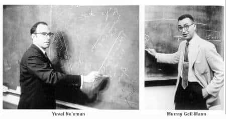 Les deux créateurs de la théorie des quarks, Ne'eman et Gell-Mann, au début des années 1960. © <em>Universe-review</em>