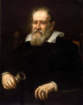 Cliquer pour agrandir. Galilée en 1636, peint par Justus Sustermans
