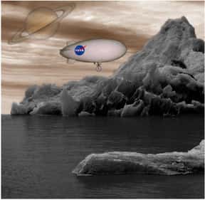 Projet d’un ballon gonflé à l'hélium de 10 m et de 2,5 m de diamètre. D’un poids de 100 kg, il serait capable de boucler un tour de Titan en une à deux semaines à une altitude variant entre la surface et 10 km. © Nasa / JPL