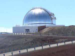 Le télescope IRTF est installé au sommet du Mauna Kea à plus de 4.000 mètres d'altitude. Crédit Nasa