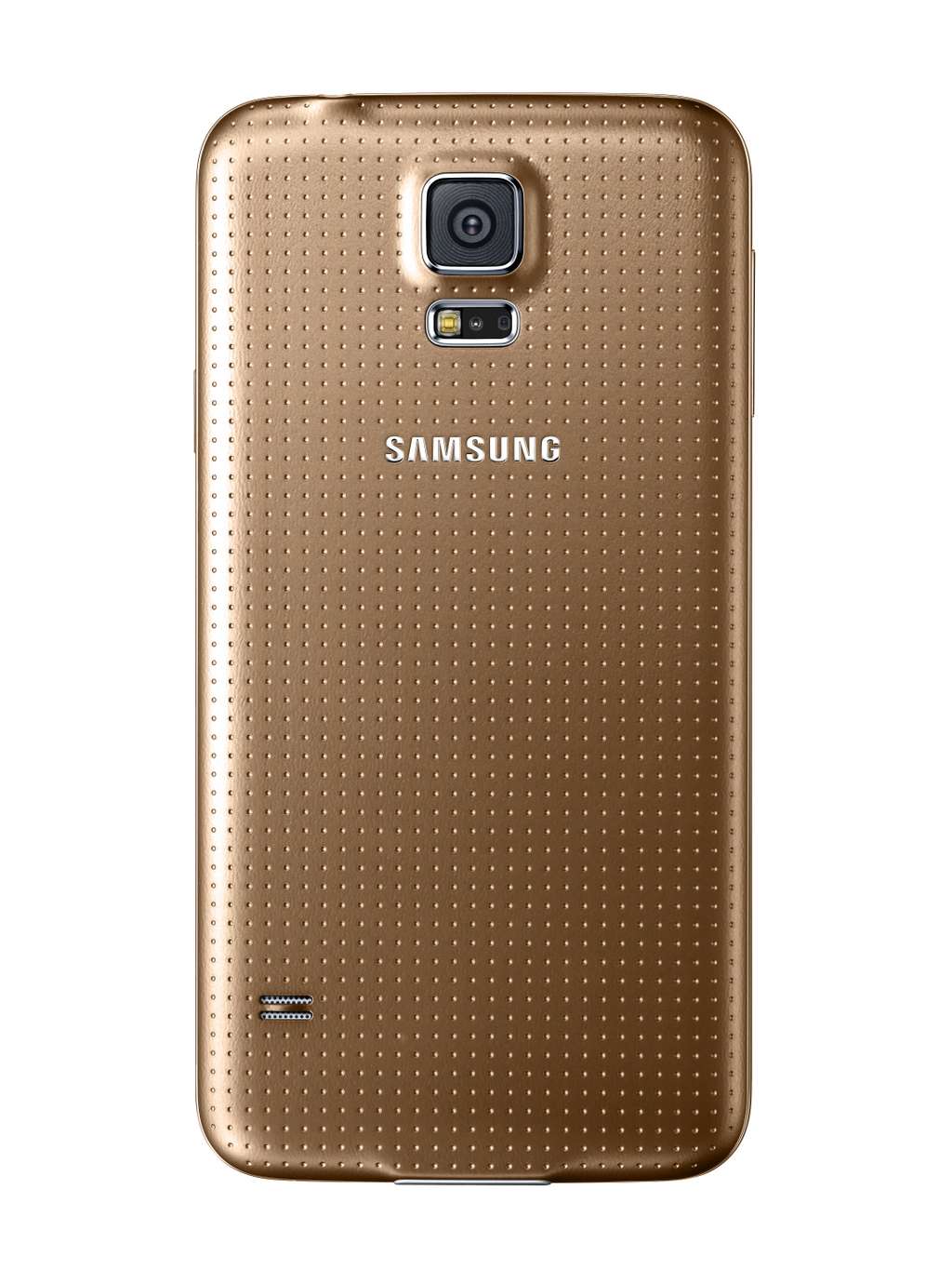 Samsung inaugure une nouvelle couleur cuivrée avec le Galaxy S5, suivant là une tendance que l’on retrouve chez d’autres constructeurs comme Apple ou HTC. © Samsung