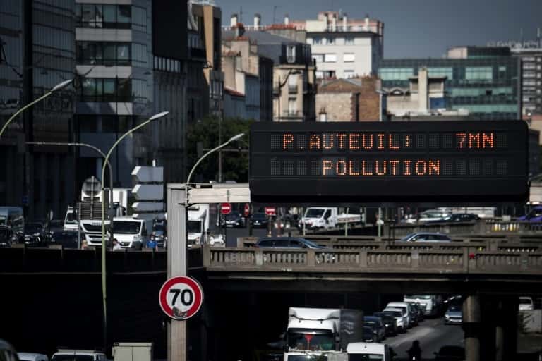 Le périphérique parisien, le 31 juillet 2020. © Alain Jocard, AFP