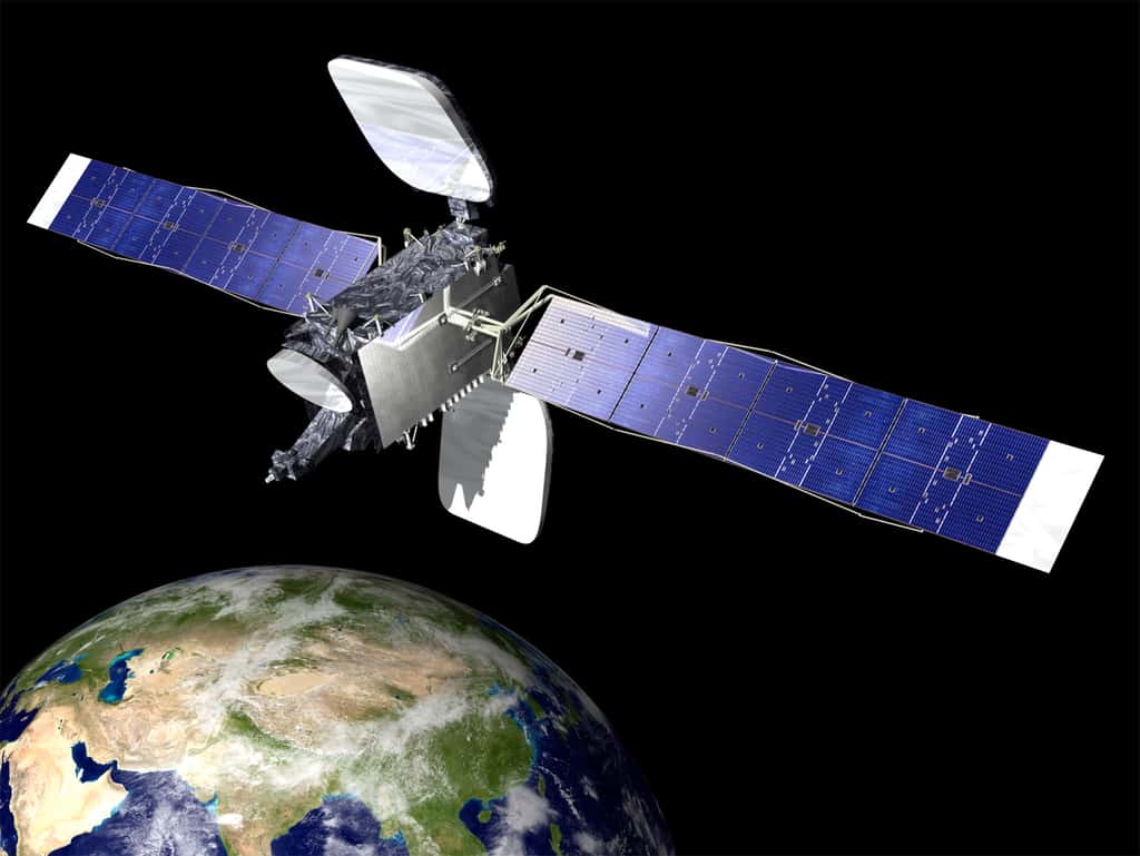 SES-8 sera positionné à 95° E aux côtés du satellite NSS-6. Il fournira des services de télécommunications au-dessus de la zone Asie-Pacifique. © Orbital Sciences