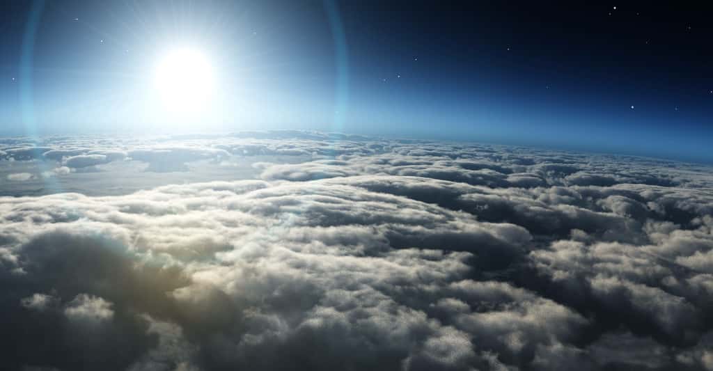L'atmosphère terrestre possède une composition qui signe la présence d'une civilisation industrielle à sa surface. © Ustas, Adobe Stock