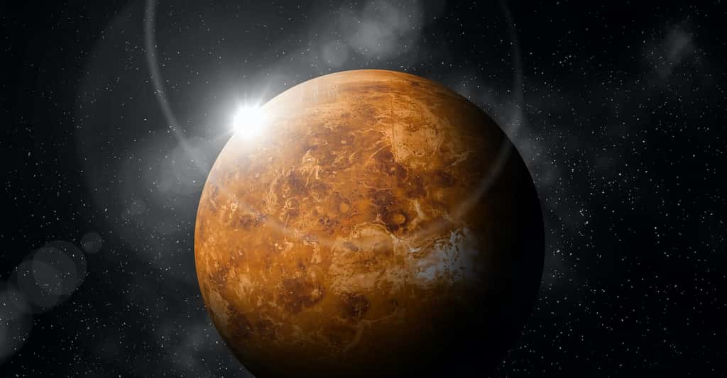 Le 11 juillet 2020, la sonde Parker Solar Probe est passée au plus proche de Vénus, à seulement 833 kilomètres de sa surface. Objectif : profiter de la gravité de la planète pour s’approcher toujours plus du Soleil. © WithanTor, Adobe Stock