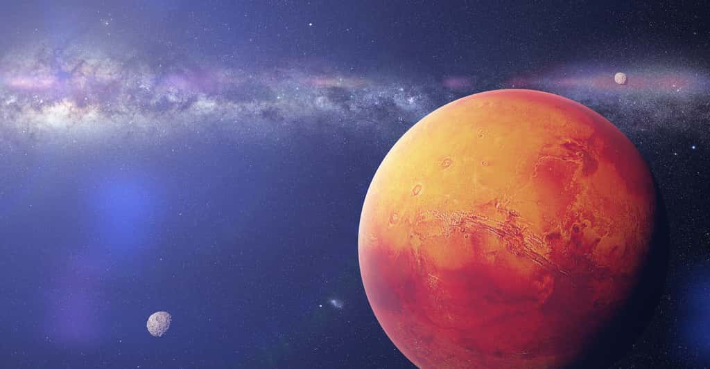 Selon un chercheur de l’université de New York à Abu Dhabi (Émirats arabes unis), la vie pourrait exister dans le sous-sol de Mars. © dottedyeti, Adobe Stock