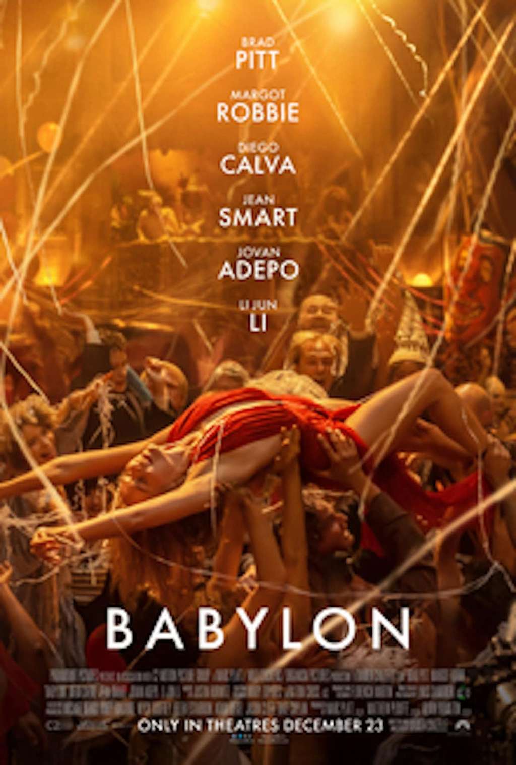 Affiche du film <em>Babylon</em> (Damien Chazelle, 2022)