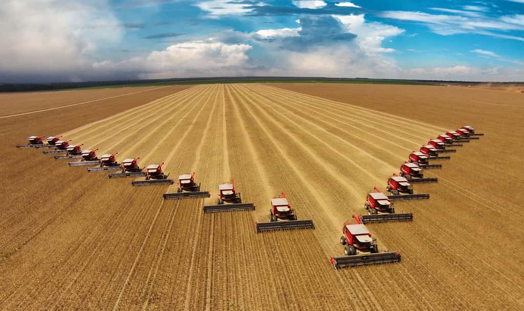 La généralisation d'engrais azotés a permis l'essor de l'agriculture industrielle, dérèglant au passage le cycle biogéochimique de l'azote. © KelvinHaboski, Adobe Stock