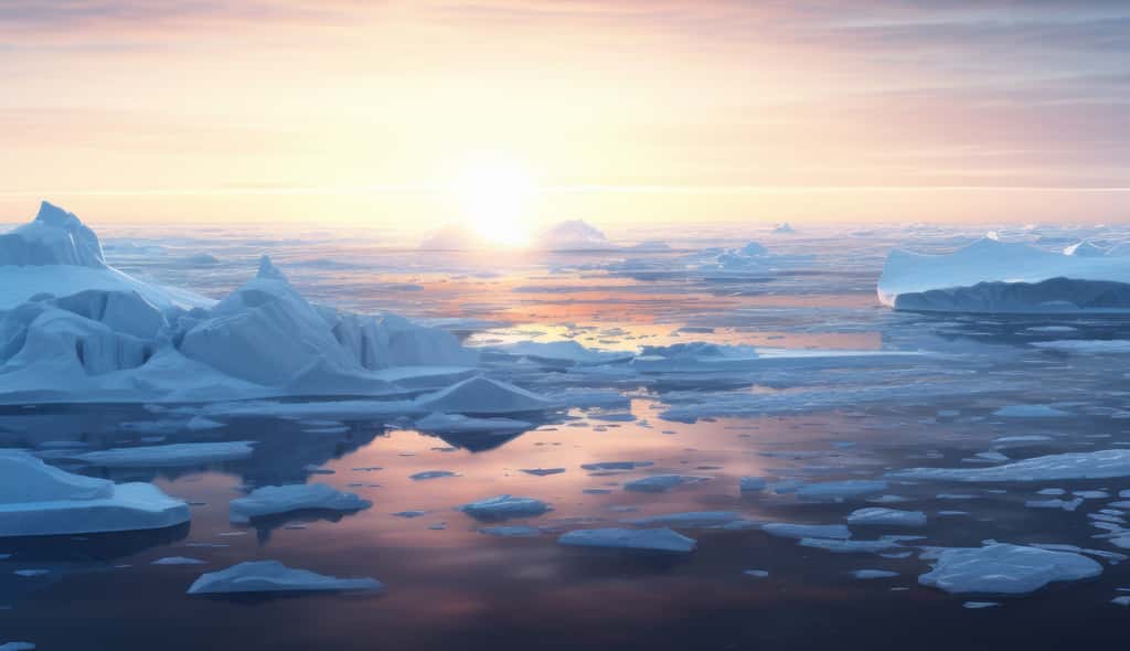 Près de la moitié des plateformes de glace en Antarctique ont perdu du volume ces 25 dernières années. En cause probable, le réchauffement climatique anthropique. © vadymstock, Adobe Stock