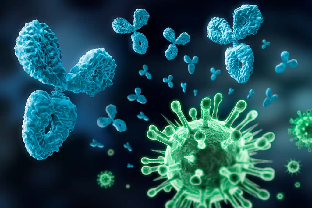 Les anticorps neutralisants nous confèrent une protection face au virus. © psdesign1, Fotolia