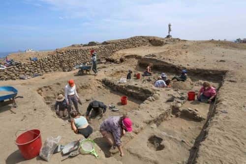 Les dépouilles de 76 enfants ont été mises au jour sur le site archéologique de Pampa La Cruz, dans le district de Huanchaco. © Andina, <em>Huanchaco Archaeological Program (Pahuan)</em>