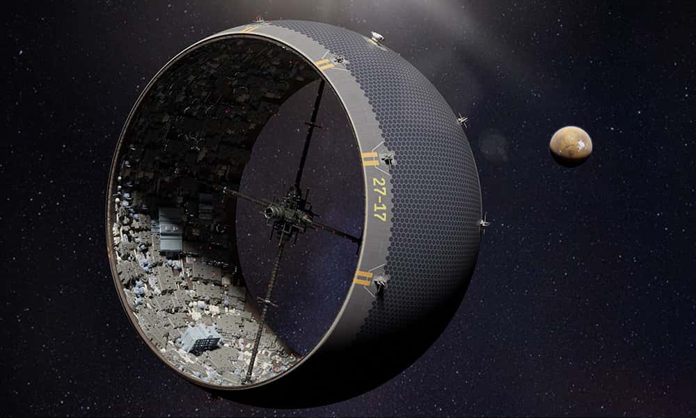 La première colonie spatiale vers la fin du XXI<sup>e</sup> siècle ? © <em>University of Rochester</em>, Michael Osadciw