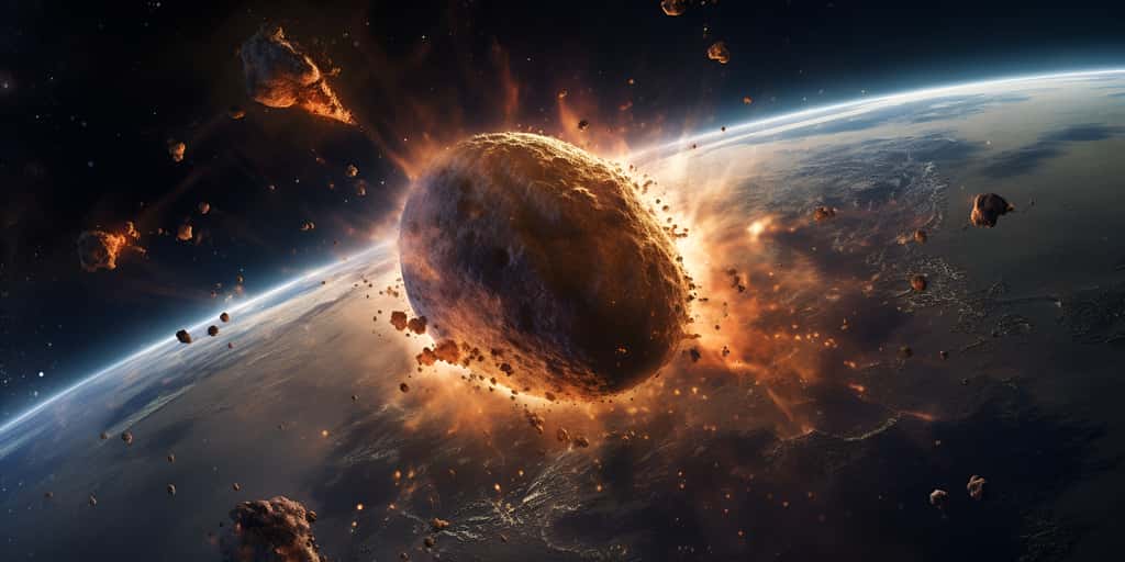 La jolie performance d'Hubble qui a réussi a observé 37 rochers, autour de l'astéroïde Dimorphos. Il s'agit de objets les plus faibles jamais photographiés dans le système solaire. Image d'illustration. © Hadi, Adobe Stock