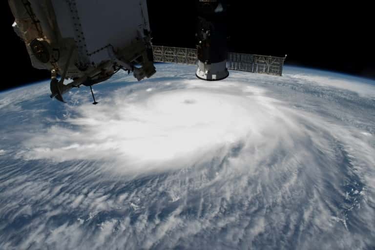 Vue de la Station spatiale internationale, le 26 août 2020. © Handout, Nasa, AFP