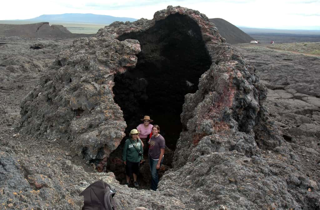 Un petit cône volcanique à Jordan Craters, un terrain volcanique dans l'est de l'Oregon qui aurait été formé il y a moins de 30.000 ans. Cet endroit se situe juste au-dessus d'un des bras du panache. ©️ Victor Camp