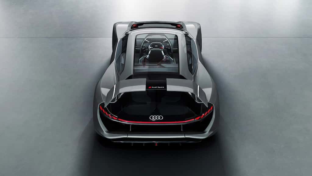 L’Audi AI: Race vue de dos. Impressionnante ? © Audi
