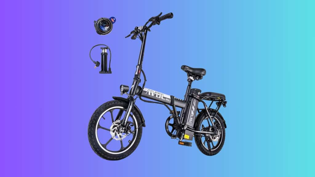 Ne manquez pas cette superbe promo sur Cdiscount et offrez-vous le vélo électrique pliable AVDLEU à prix réduit © Cdiscount