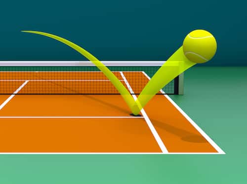 La modélisation de l’impact de la balle est à la base du concept <em>Hawk-Eye</em> utilisé dans les plus grands tournois du circuit. © mipan, stock.adobe.com