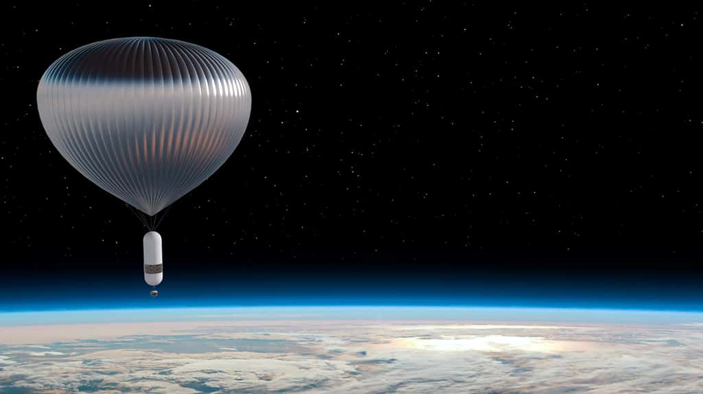 Le ballon stratosphérique de Zephalto, haut de 130 mètres, sera utilisé pour des vols habités à 25 kilomètres d'altitude et le transport d'expériences ou de charges utiles pour des applications scientifiques et industrielles. © Zephalto