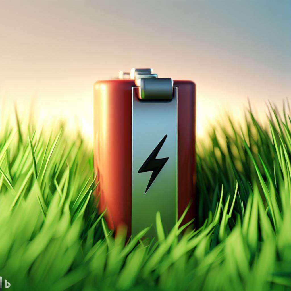 La batterie à métal liquide calcium-antimoine pourrait être utilisée à grande échelle pour stocker les énergies renouvelables. © Visuel généré par Bing Image Creator