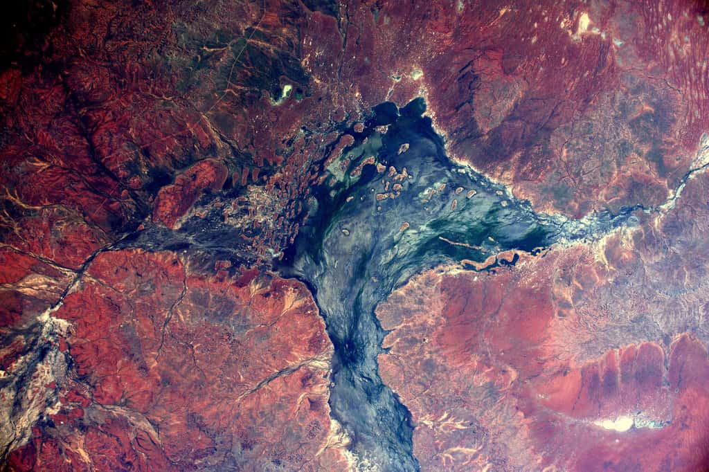 La brousse australienne photographiée d’ISS par Thomas Pesquet. © ESA, Nasa
