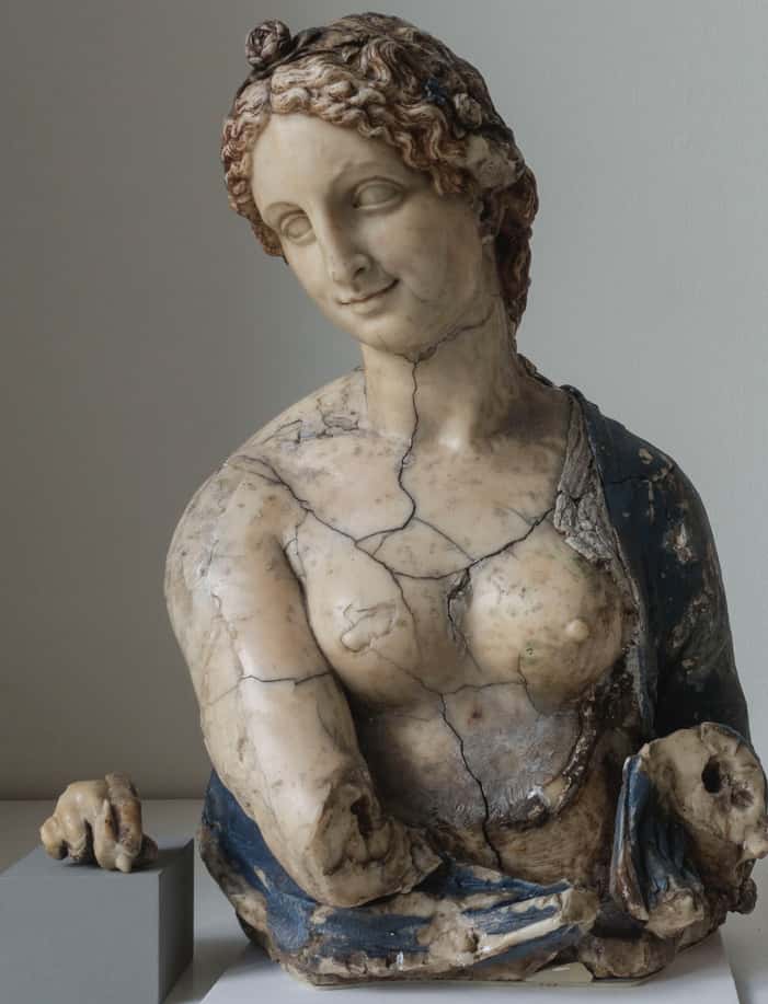 Buste de Flora, numéro d’inv. 5951, <em>Skulpturensammlung (SBM), Museum für Byzantinische Kunst (SBM), Staatliche Museen zu Berlin (SMB) - Stiftung Preußischer Kulturbesitz (SPK).</em> © SMB-SPK, CNRS