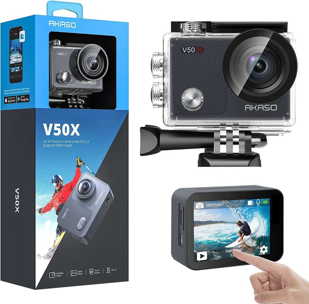 Bon plan : la caméra Sport 4K étanche V50X AKASO © Amazon