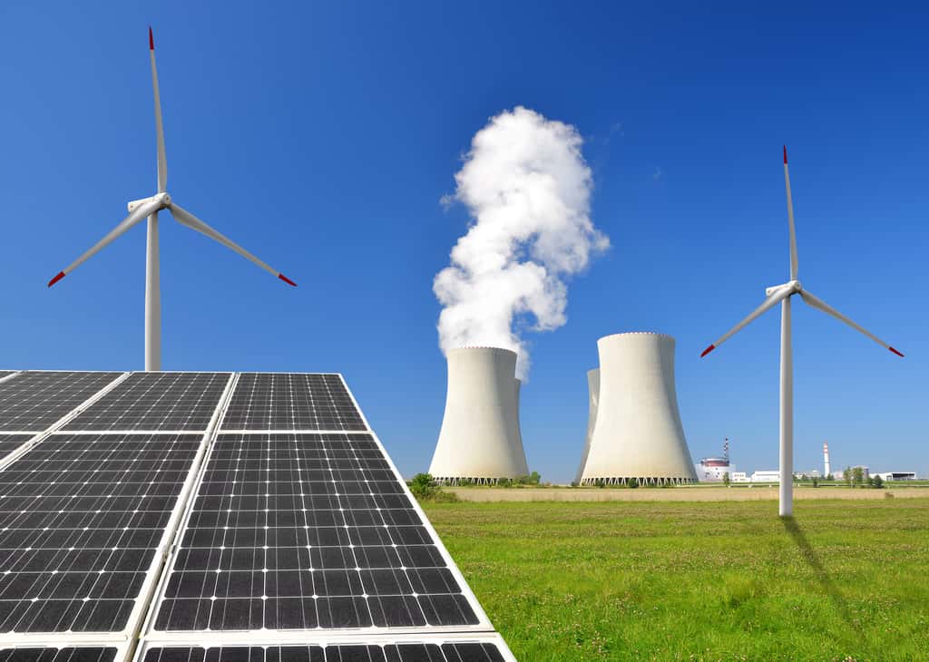 Nucléaire et énergies renouvelables : malgré de bons résultats, les stratégies dans ces secteurs manquent de cohérence sur le long terme. © vencav, Adobe Stock