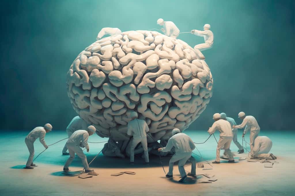 Même lorsque l'on ne fait rien, le cerveau reste en activité. © Acento Creativo, Adobe Stock
