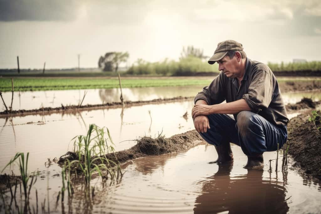 Les catastrophes météo font augmenter les polices d'assurances pour les producteurs et cela contribue à faire monter le prix des produits alimentaires. © VisualProduction, adobe stock