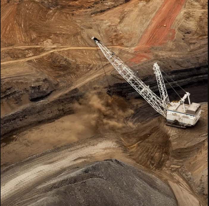 Mine de charbon à ciel ouvert, Arizona, États-Unis (32°21’ N - 111°12’ O). © Yann Arthus-Bertrand