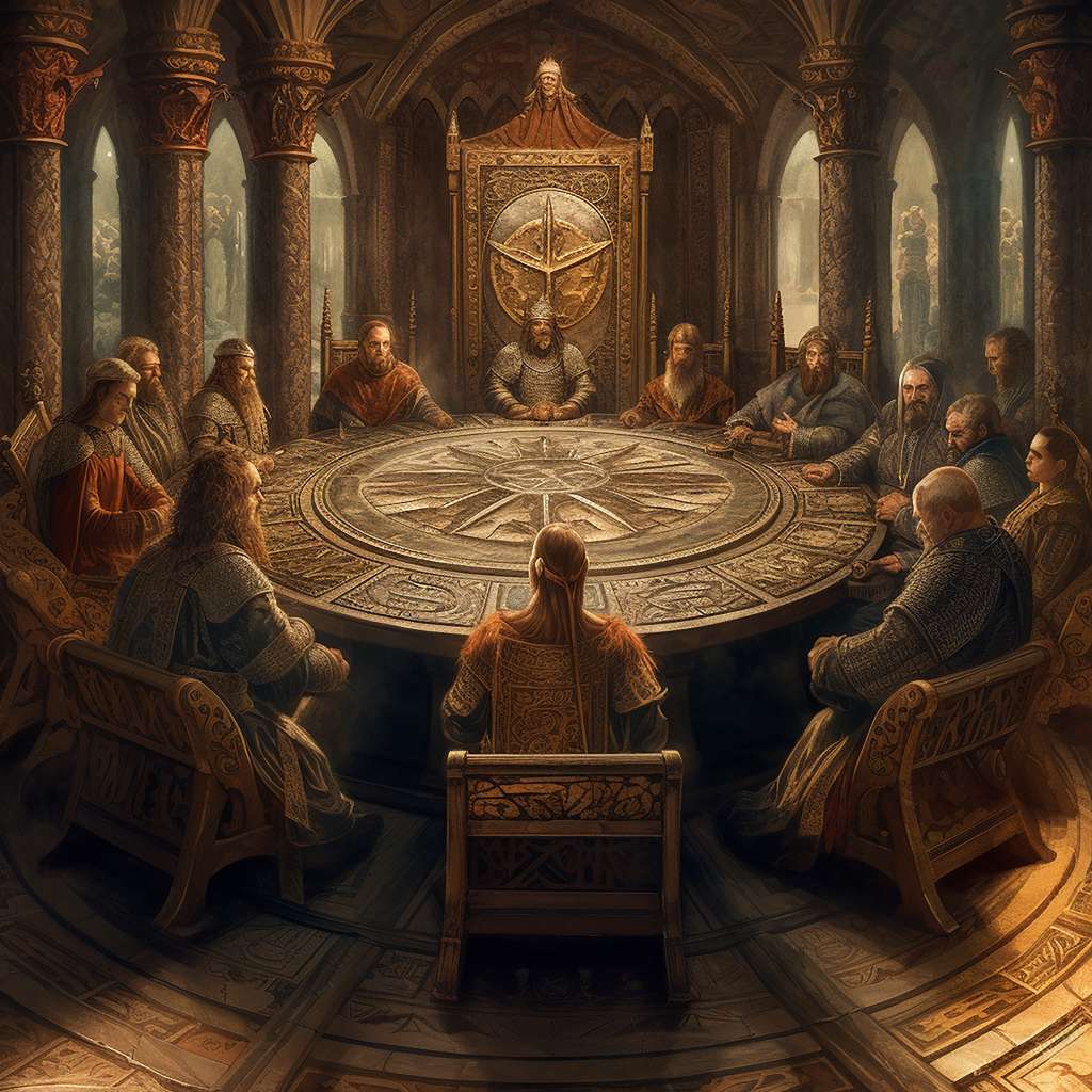 Les chevaliers de la Table ronde ne feront leur apparition que dans les écrits de Chrétien de Troyes, au XII<sup>e</sup> siècle. © Ivan, Adobe Stock