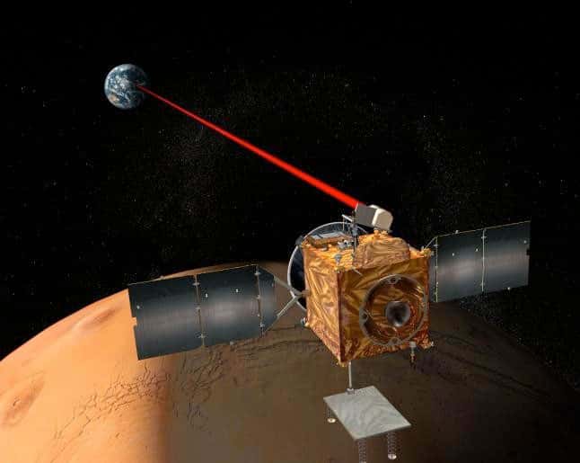 L’orbiteur Mars Telecommunications que la Nasa voulait lancer en 2009. Hélas, faute de budget suffisant, l’agence spatiale a été contrainte de l’abandonner. © Nasa, JPL