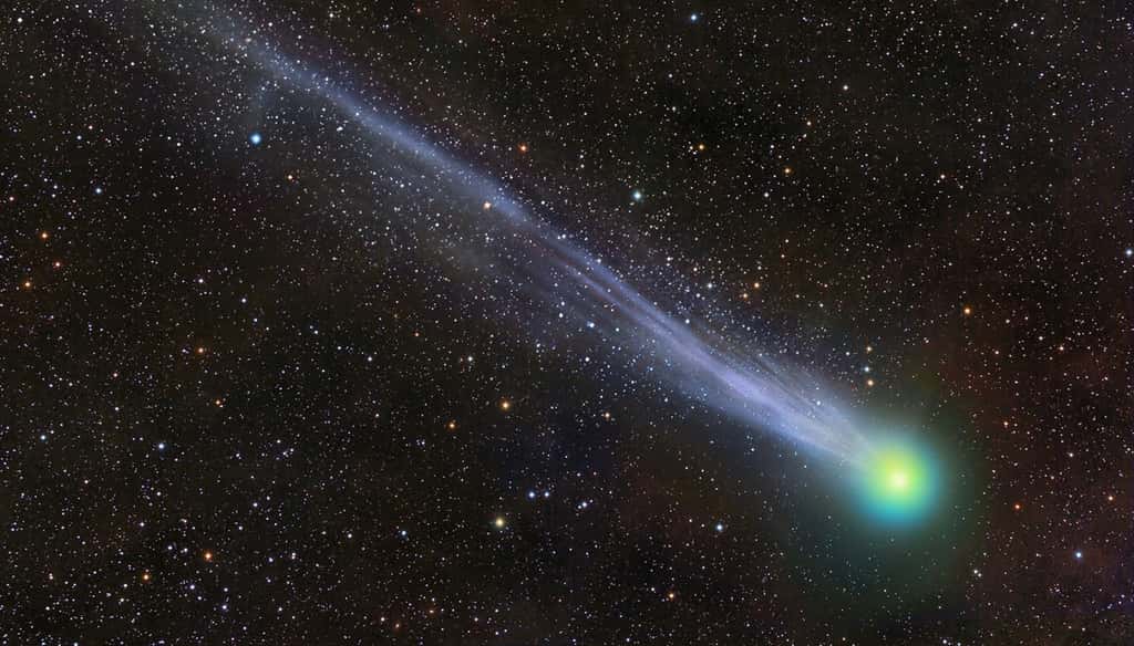 Une photo de la comète périodique à longue période C/2014 Q2 (Lovejoy) découverte dans l'hémisphère sud le 17 août 2014 par l'astronome australien Terry Lovejoy. © Rogelio Bernal Andreo